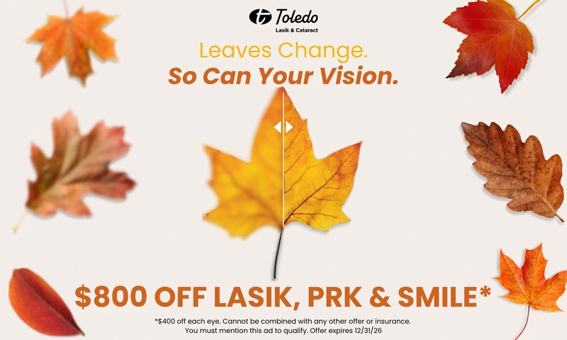 $800 Off LASIK, PRK, SMILE
